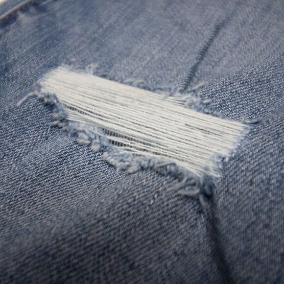 NEW Madewell Mid-rise Skinny‎ ripped Jeans in Frankie Wash, 25P - Picture 14 of 16